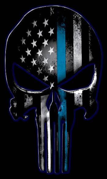 Thin Blue Line INTERACTIVE Wallpaper  Background APK for Android Download