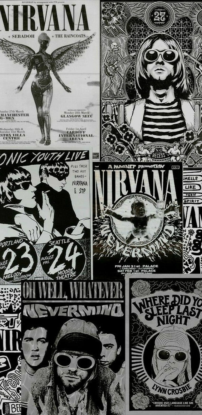 Nirvana, music HD phone wallpaper
