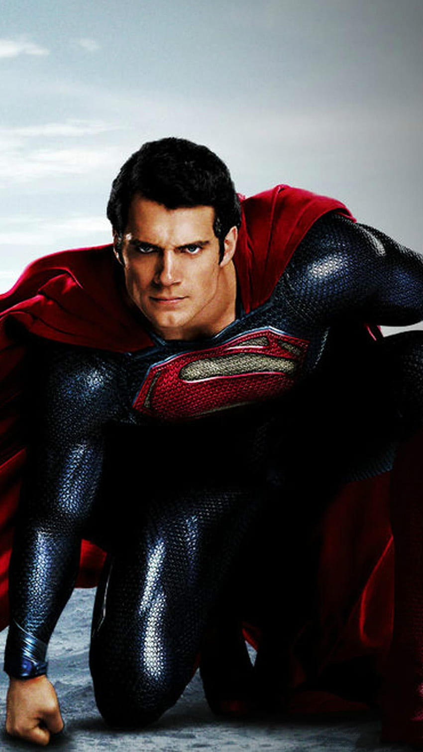 L'uomo d'acciaio Superman Henry Cavill iPhone 8 Sfondo del telefono HD