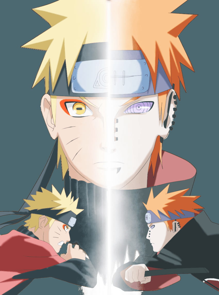 Naruto Vs Schmerzbewegung HD-Handy-Hintergrundbild