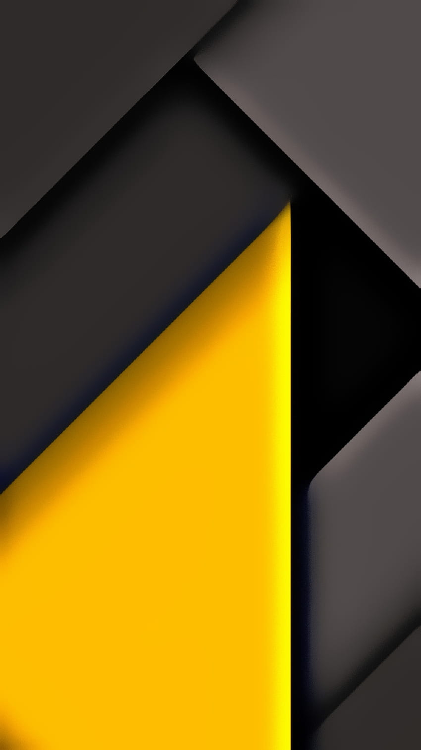 matériel jaune noir, samsung, moderne, symétrie, formes, texture, conception, géométrique, modèle, abstrait, iphone Fond d'écran de téléphone HD