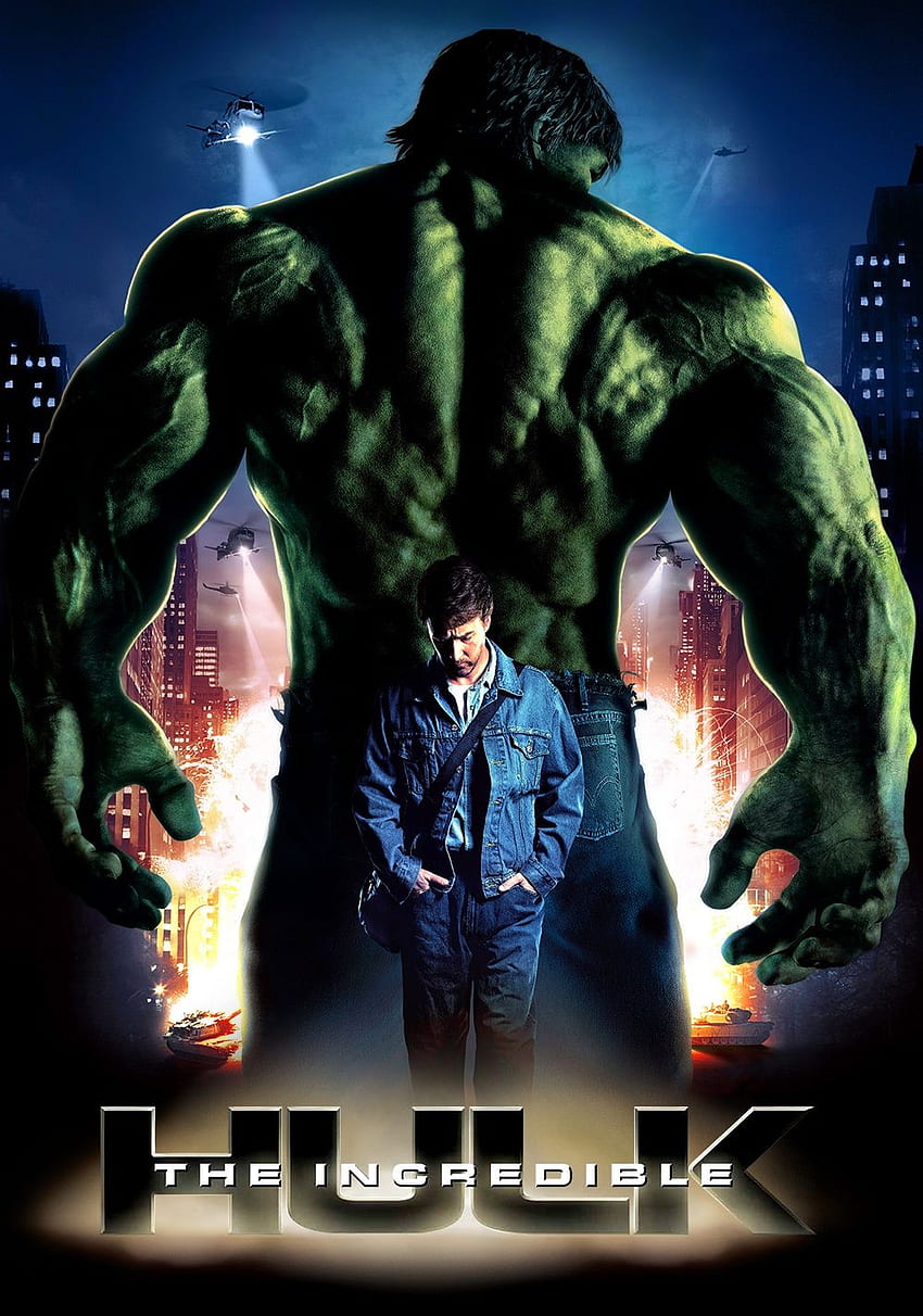 The Incredible Hulk 2008 постер (страница 1) HD тапет за телефон