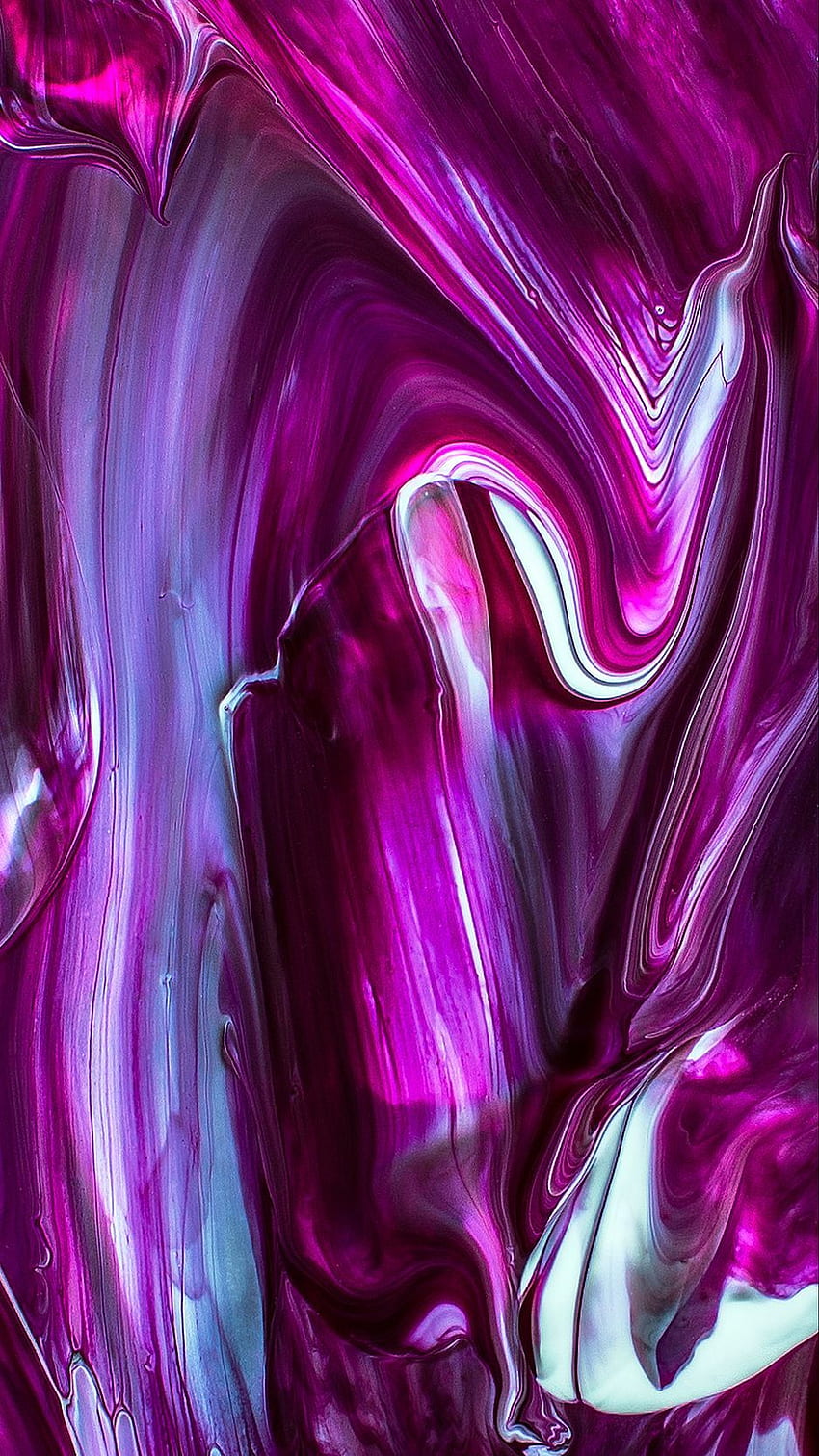 paint, drips, lines, lilac, bright, Cool Drip HD phone wallpaper