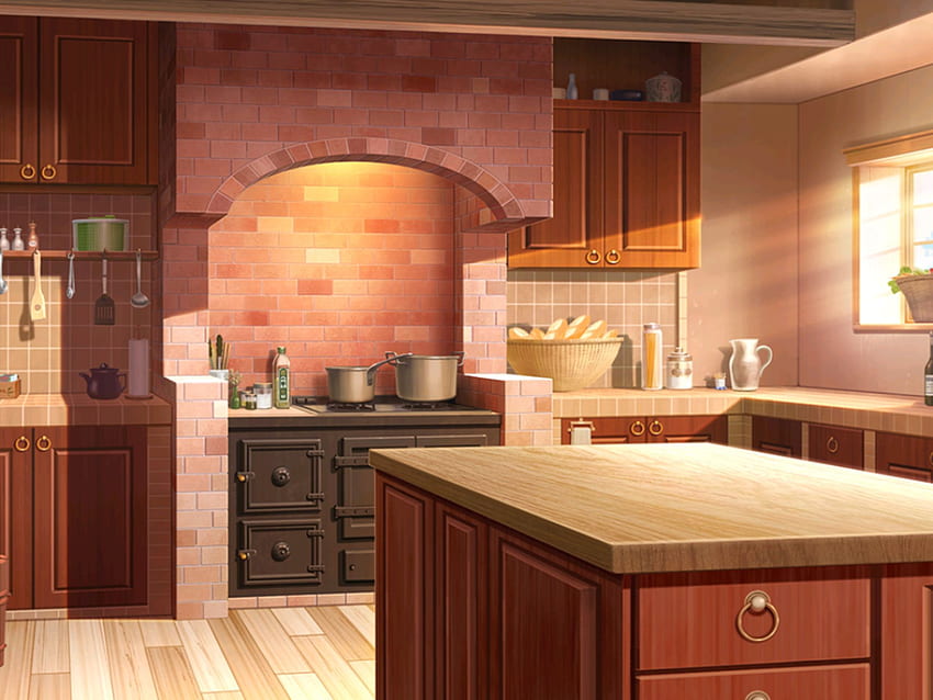 Küchen-Anime HD-Hintergrundbild