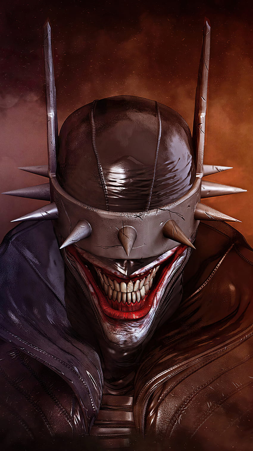 Batman, der lacht, Auge, Kopf HD-Handy-Hintergrundbild