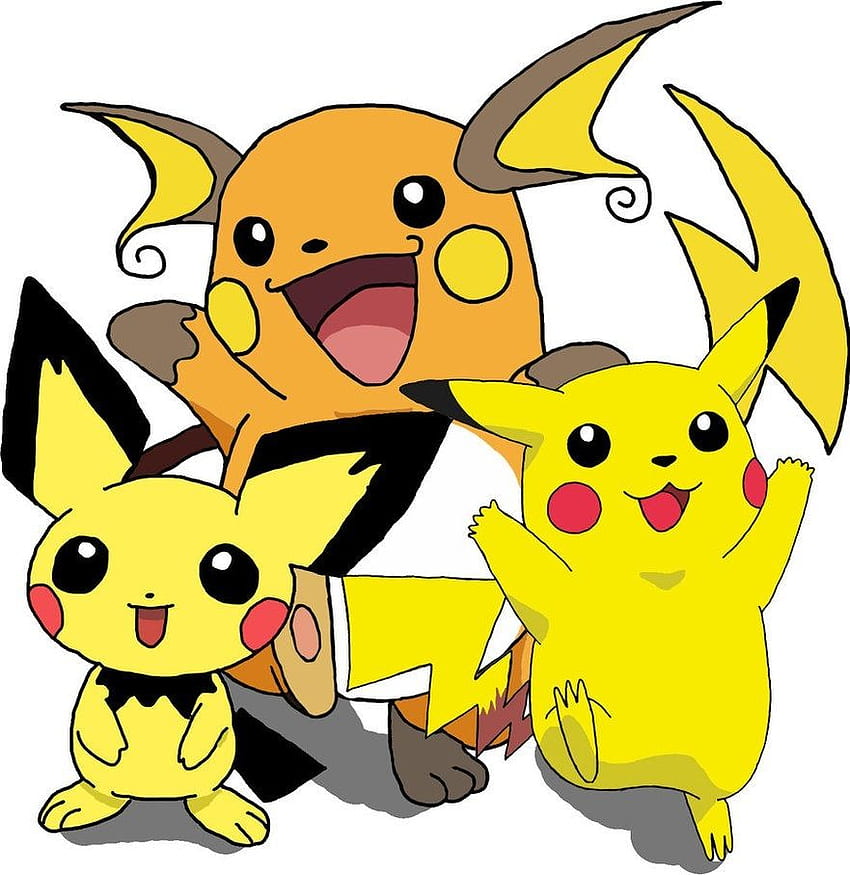 Pichu, Pikachu & Raichu Evolution Pokémon Pin