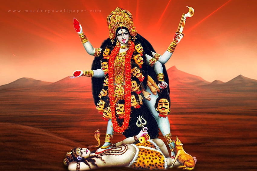 wysokiej rozdzielczości Maa Kali, i piękne tło i m. Maa Kali, Kali, Durga Kali, Kali Mata Tapeta HD