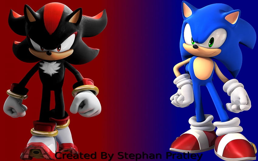 Sonic And Shadow, Sonic Vs Shadow HD wallpaper