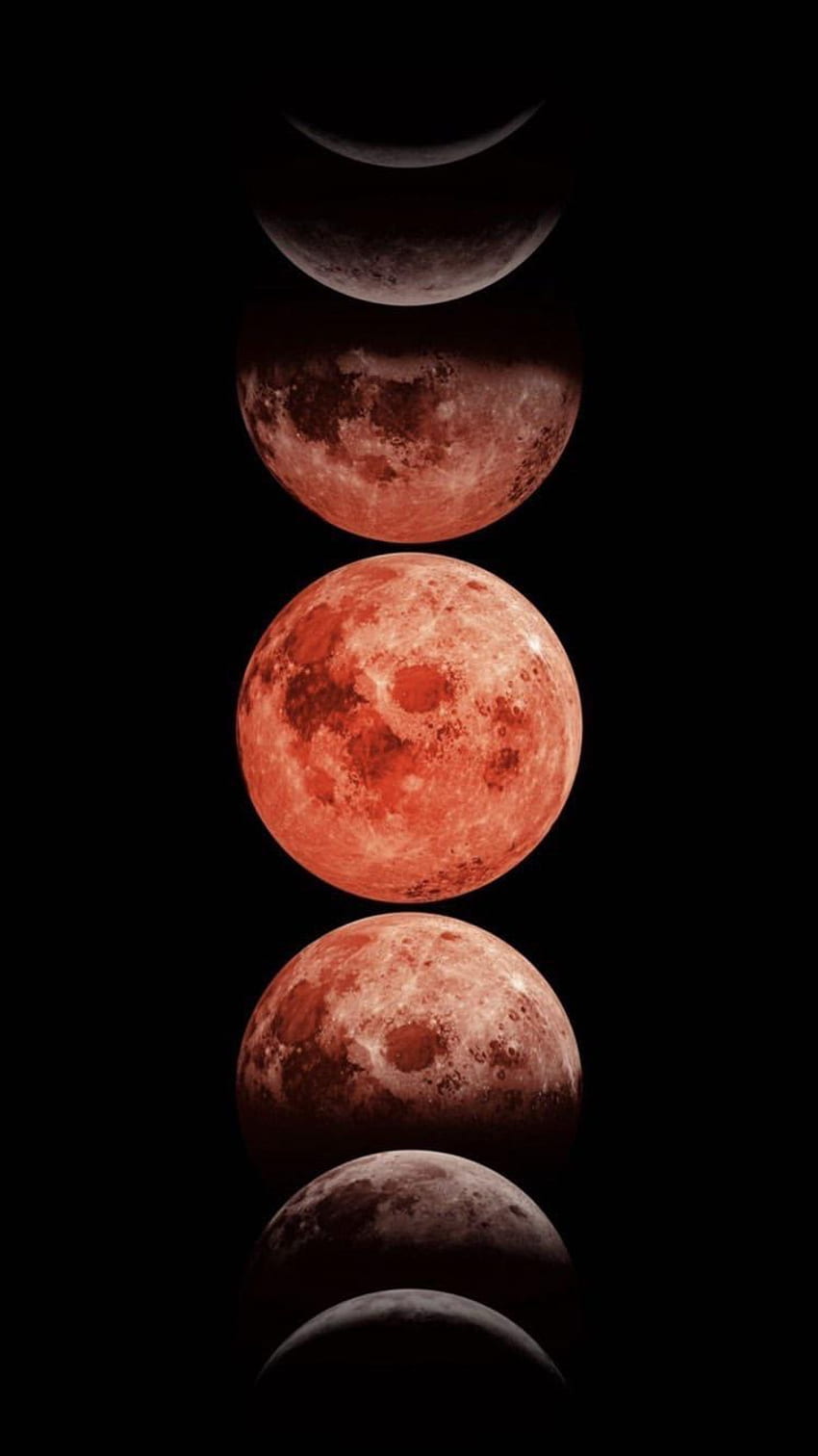 Roter Mond: i, Blutmond HD-Handy-Hintergrundbild
