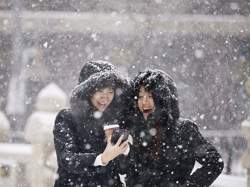 ใน : หิมะตกหนักที่โซล, Korea Snow วอลล์เปเปอร์ HD