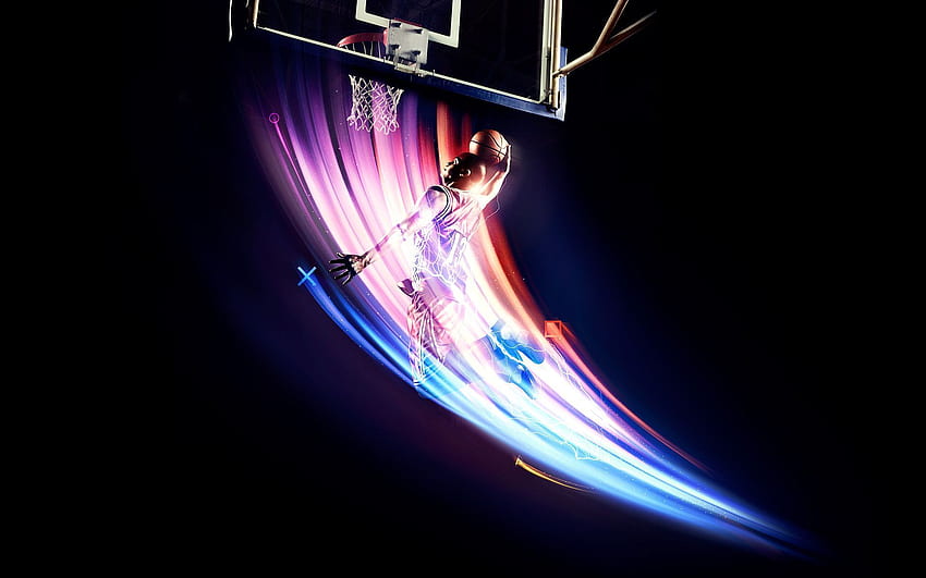 Basketball Computer , Background., Basketball Scenery HD wallpaper
