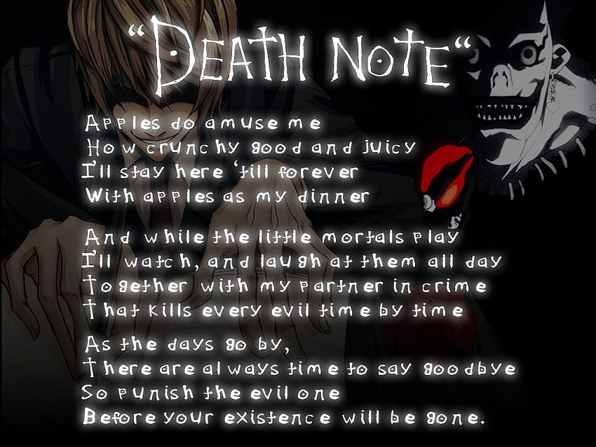 Death With Quotes, Death Note Quotes HD wallpaper | Pxfuel