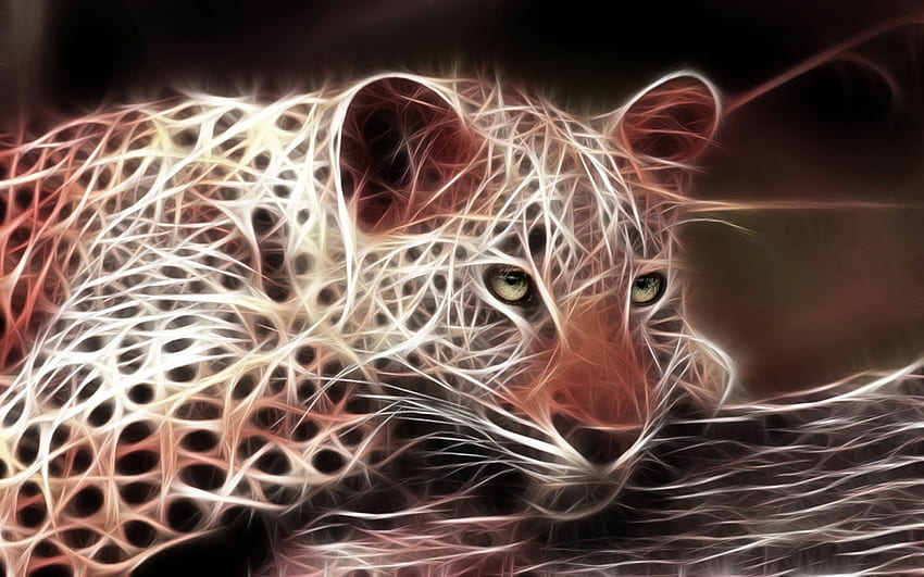 Animals, Art, Leopards HD wallpaper