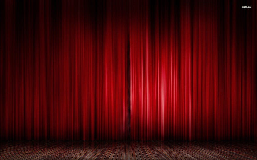 Stage Curtain, Theatre Stage HD wallpaper