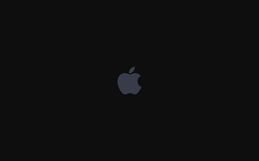 Black Apple iPhone, Apple Symbol HD wallpaper