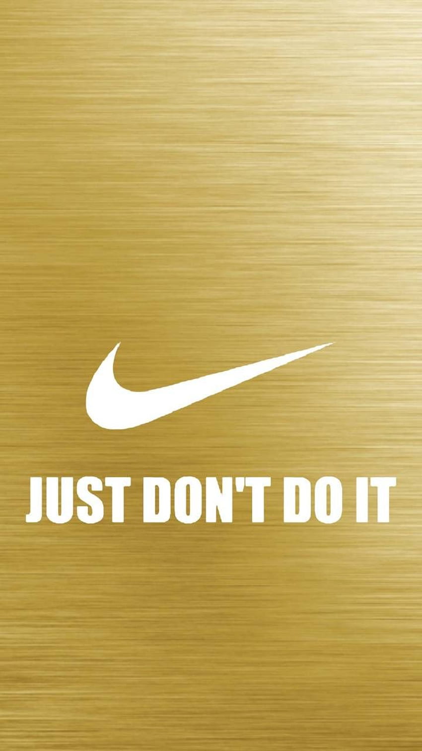 Nike emas wallpaper ponsel HD