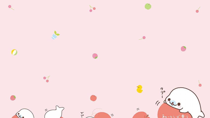 Mamegoma - Kawaii (), Pink Kawaii Pastel HD wallpaper