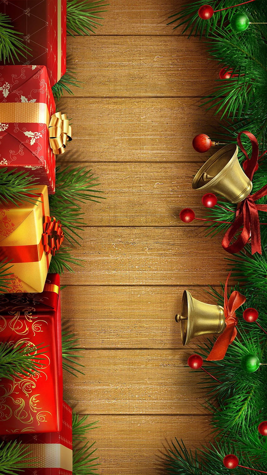 Christmas Presents and Decorations iPhone 5, Christmas Ornaments HD phone wallpaper