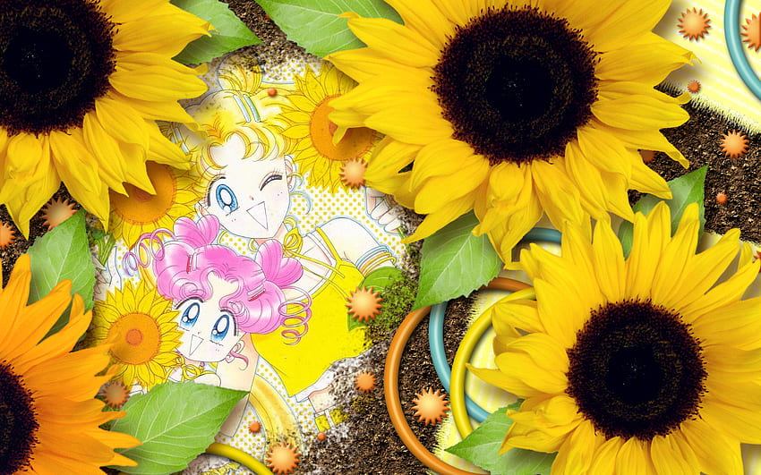 Usagi i Chibi Chibi, anime, Sailor Moon, usagi, usagi tsukino, manga, chibi chibi Tapeta HD