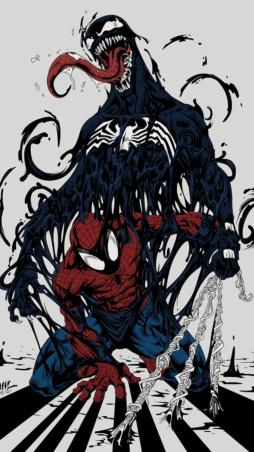 Spider Man & Venom. •DC VS MARVEL•. Venom, Spider Man, Anti Venom HD phone wallpaper