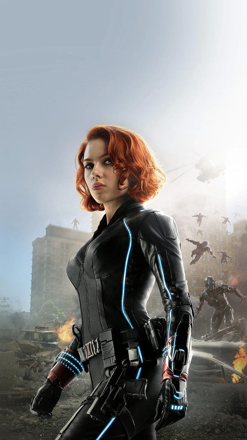iPhone 6 - avengers l'ère d'ultron scarlett, Scarlett Johansson Black Widow Fond d'écran de téléphone HD