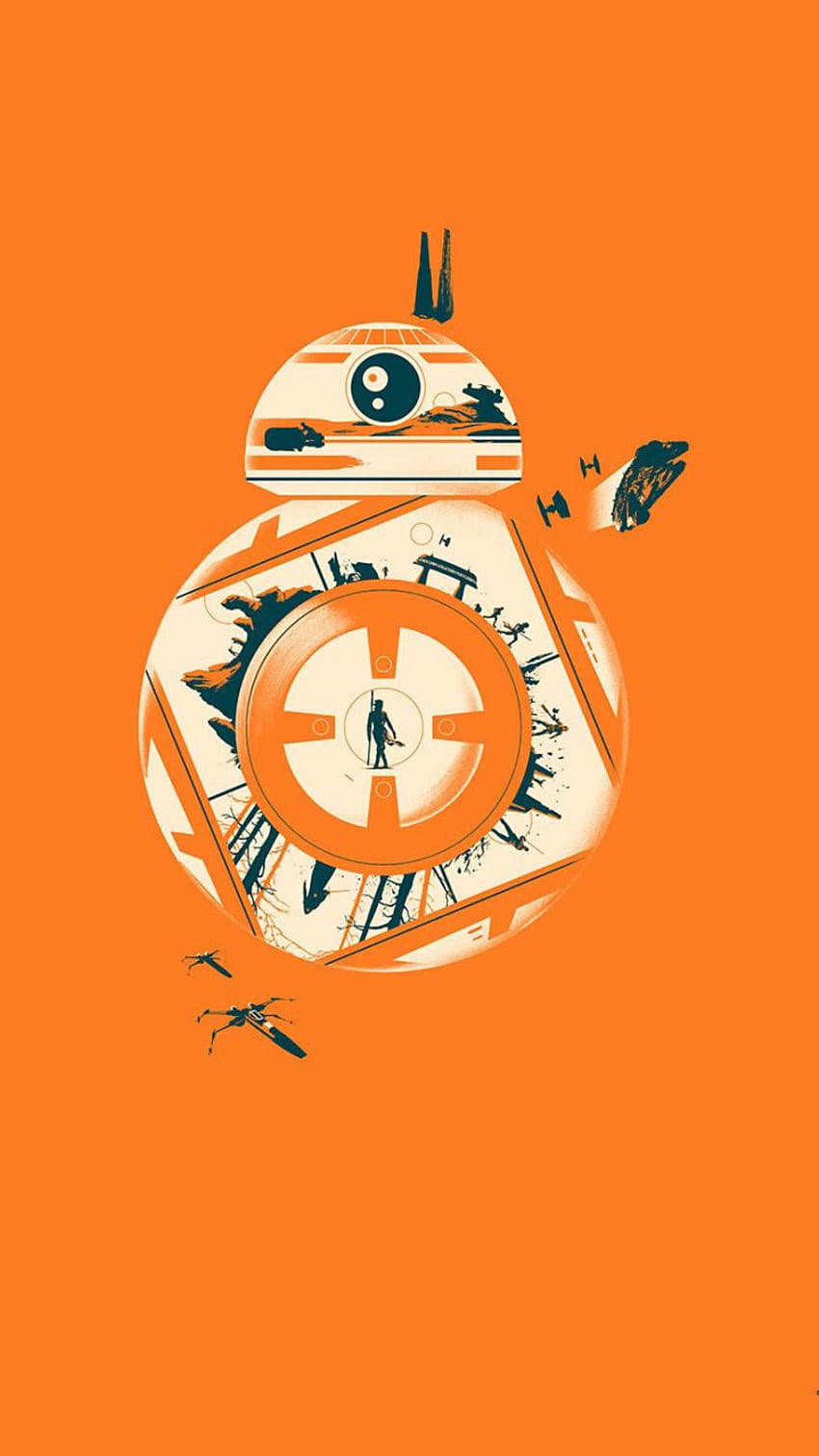 BB 8 Star Wars IPhone 6, IPhone 6S, IPhone 7 , Minimalist , , And Background, BB8 HD phone wallpaper