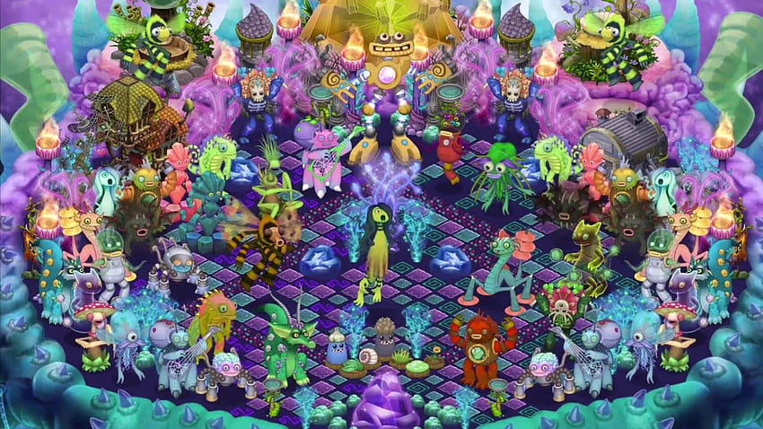 My Singing Monsters - Ethereal Island (Full Song) (2.4.1) HD wallpaper