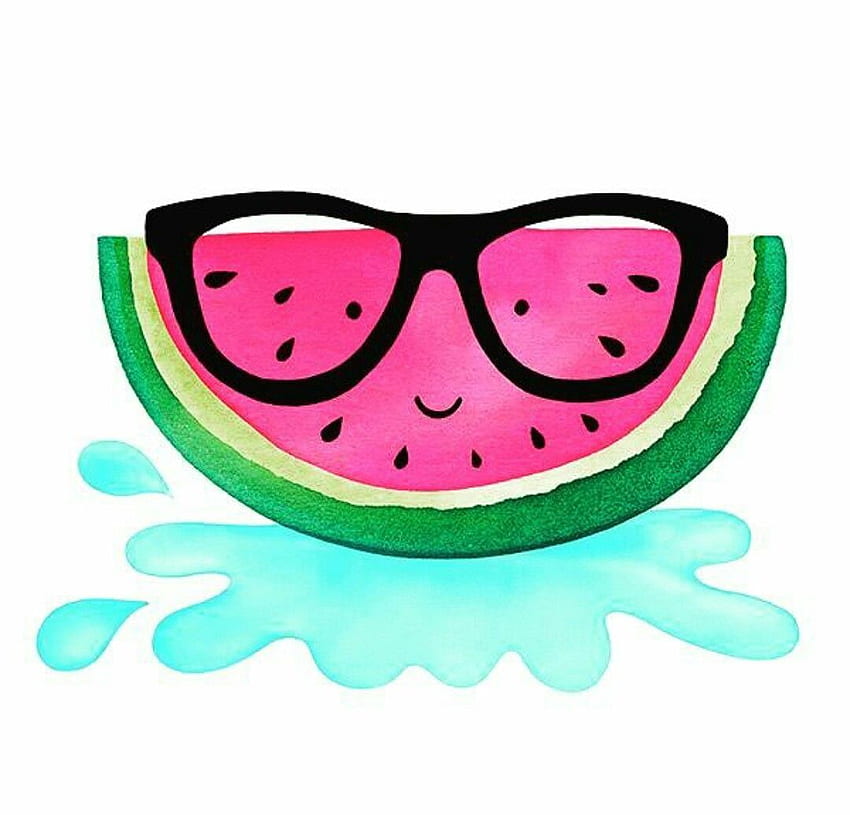 Akly SAng on * Ilustraciones *., Cartoon Watermelon HD wallpaper