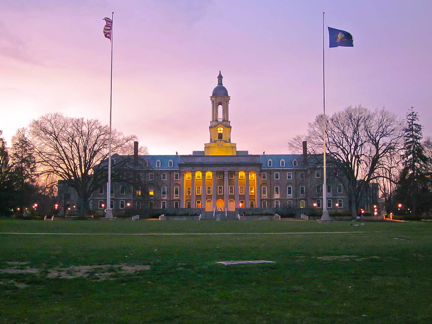 Old Main Penn State, Universidade da Pensilvânia papel de parede HD