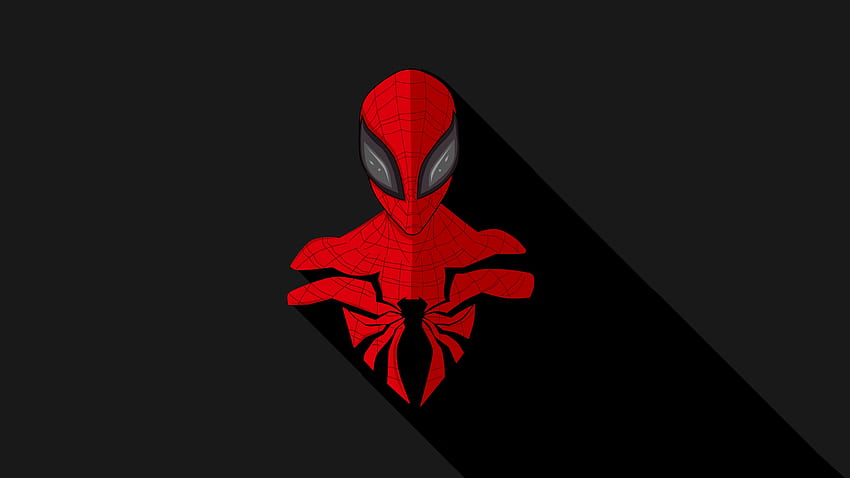 Spider Man Dark Minimal Avengers Resolution, Avengers Minimalist HD wallpaper