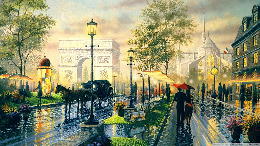 Vintage Paris High Definition – Epic, Paris Watercolor HD wallpaper
