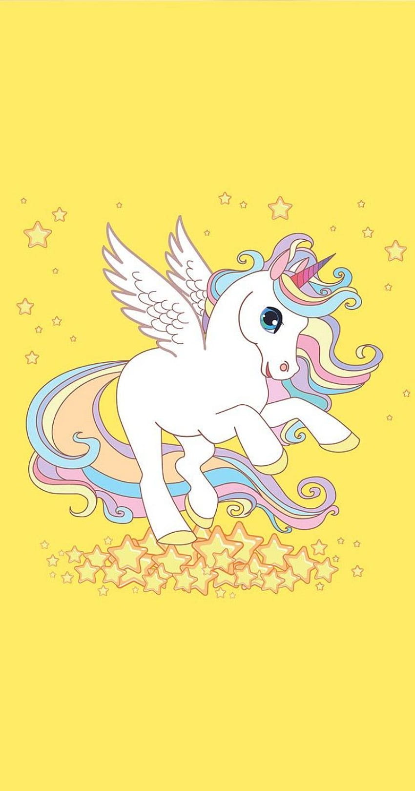 Cute unicorn for your android phone. Unicorn , Cute galaxy , Pink unicorn,  Yellow Unicorn HD phone wallpaper | Pxfuel