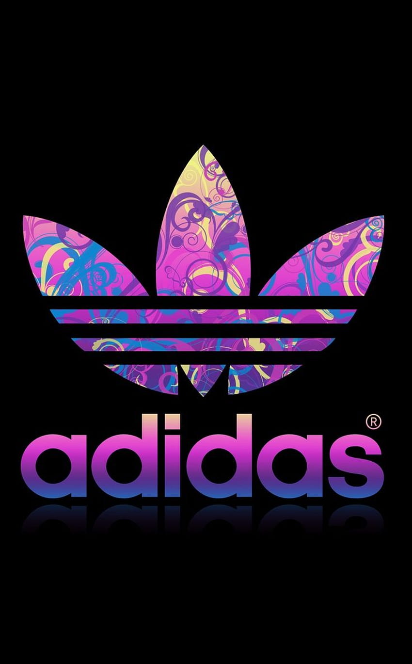 Adidas-Logo, Adidas-Symbol HD-Handy-Hintergrundbild