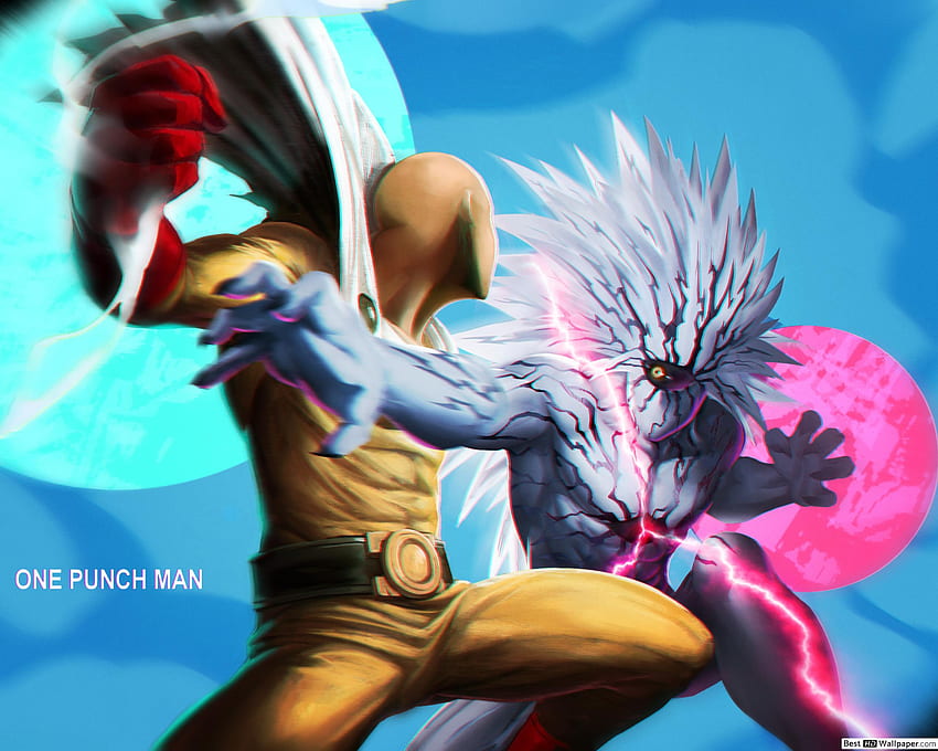 Blast Vs Saitama Wallpaper by Honoeka