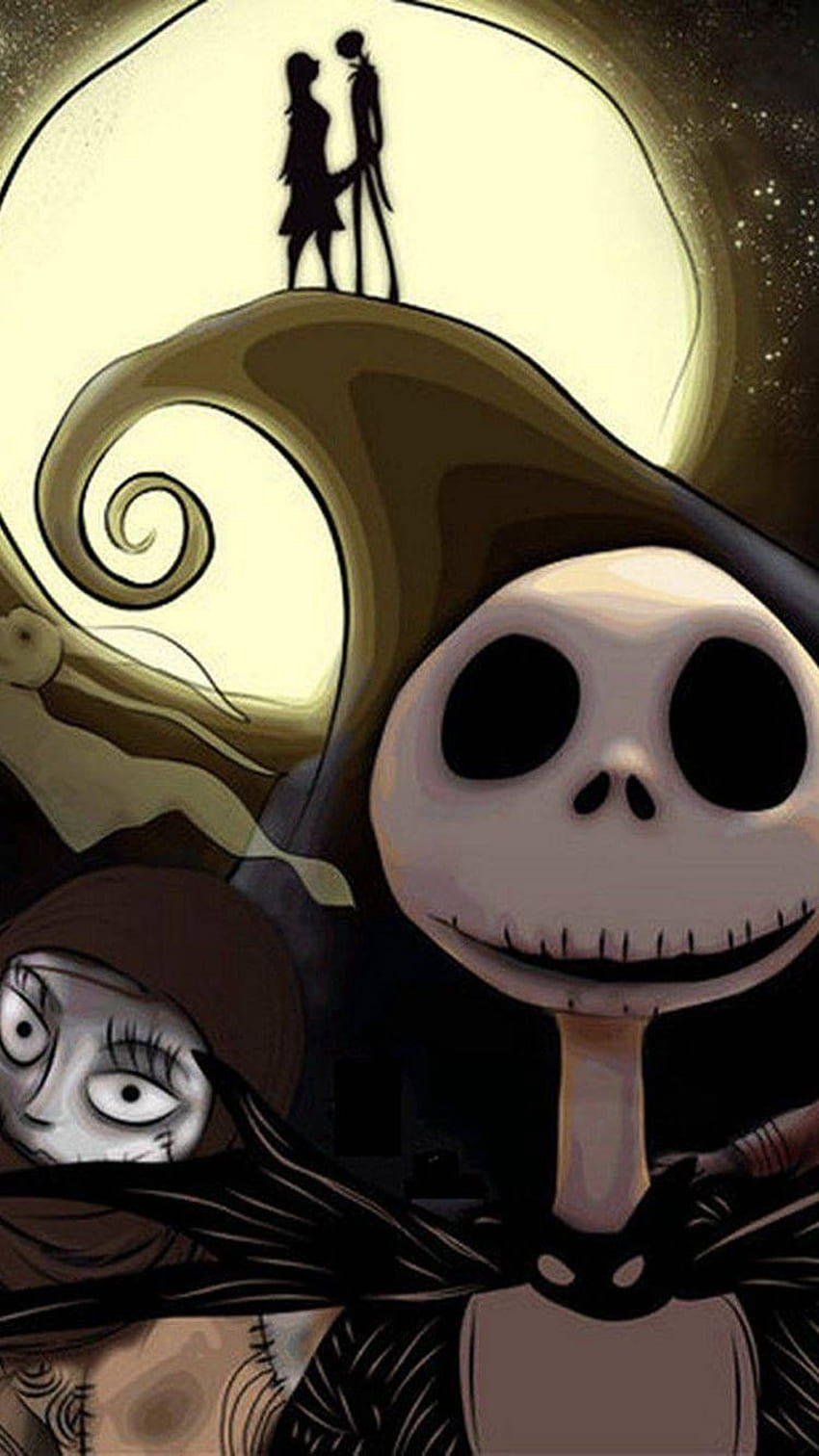 Jack Skellington and Sally - at, Halloween Jack Skeleton HD phone wallpaper