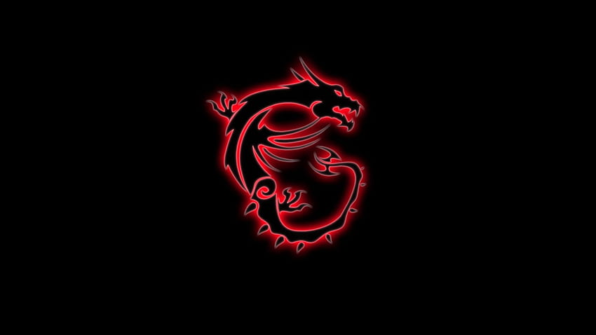 gaming dragon red game red dragon hi tech, Gaming Black And Red HD тапет