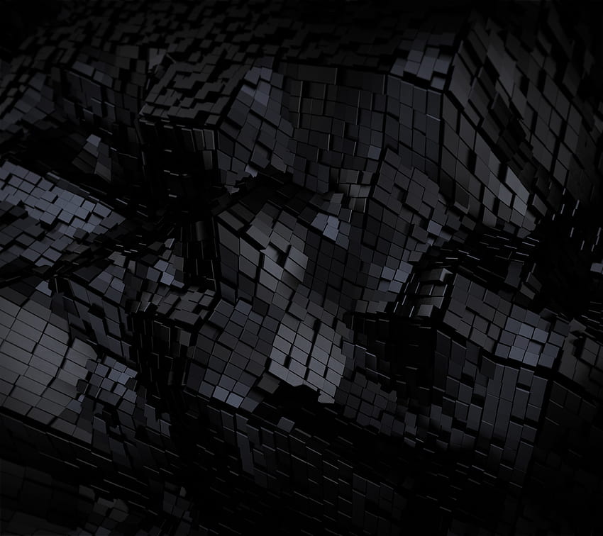 Fliesen, schwarzes Gitter, abstrakt HD-Hintergrundbild
