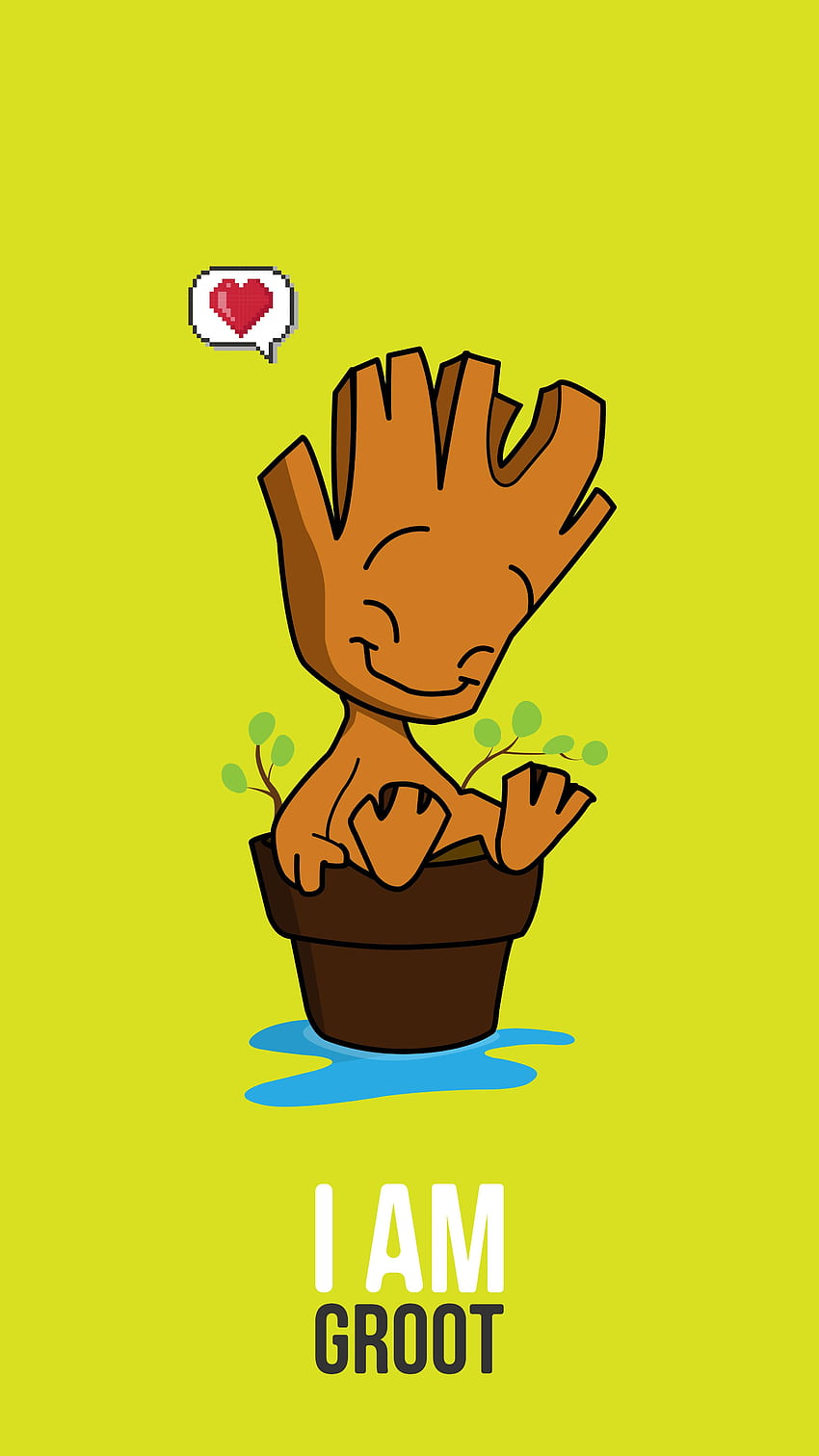 Groot - Groot For iPhone -, I AM Groot HD phone wallpaper