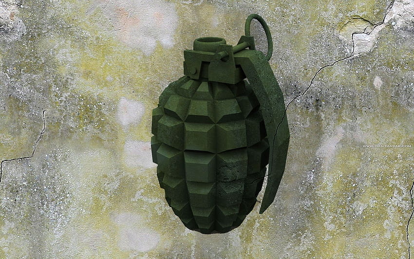hand, Grenade HD wallpaper