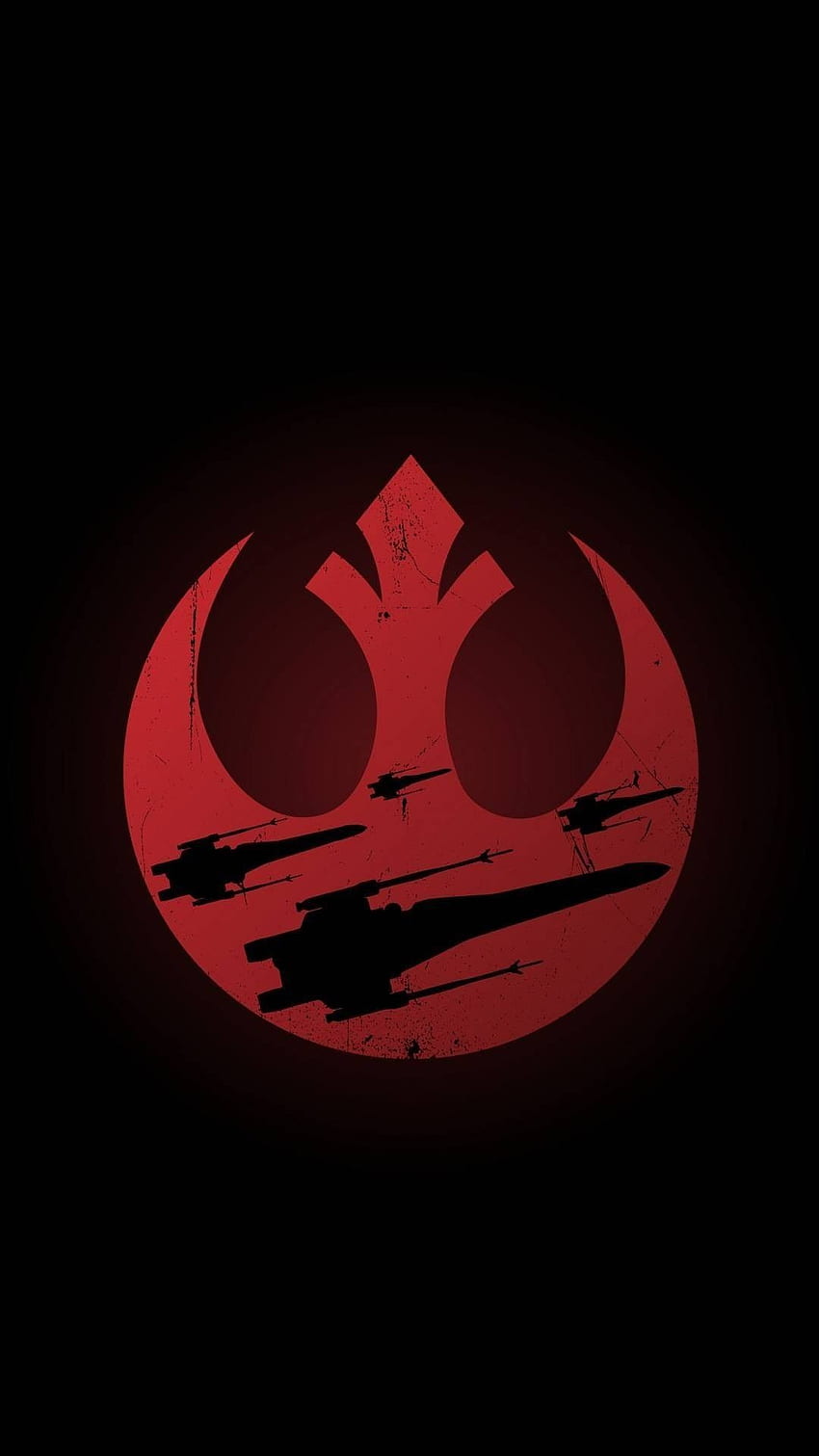 Rebellion x Wing Star Wars-Logo. Star Wars-Kunst, Star Wars-Malerei, Star Wars-Imperium HD-Handy-Hintergrundbild