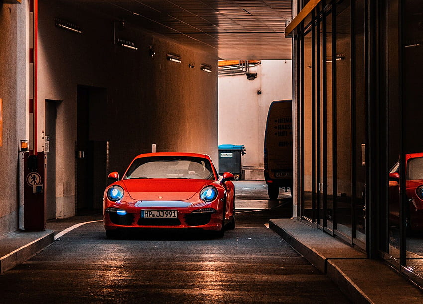 Porsche rouge 21:9 . Moniteur ultra large 21:9 Fond d'écran HD