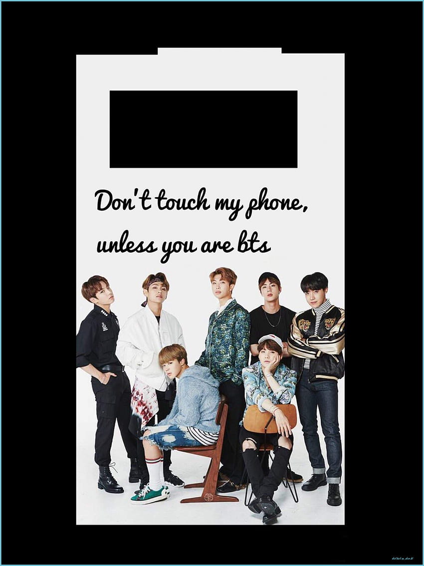 Bts Lock Screen (don't Touch My Phone) ARMY's Amino - Dont Touch ...