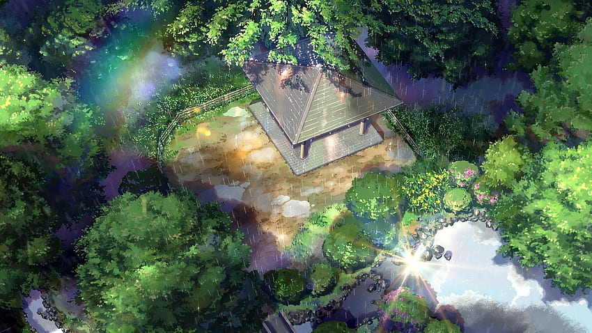 Cenário de floresta de anime [1920x1080] Precisa de anime de