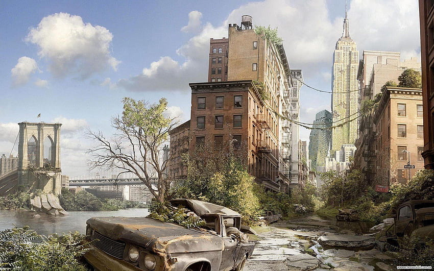 dystopian、Abandoned / and Mobile Background、Dystopian City 高画質の壁紙