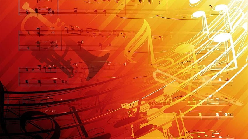 3D Music, Music Staff HD wallpaper