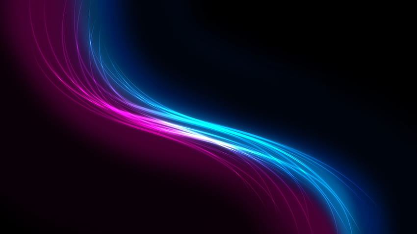 Siluet black pink and blue light abstract, Glow In The Dark HD wallpaper |  Pxfuel