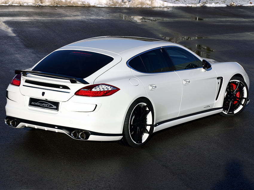 Porsche, Cars, Car, Machine, Back View, Rear View, Panamera HD wallpaper