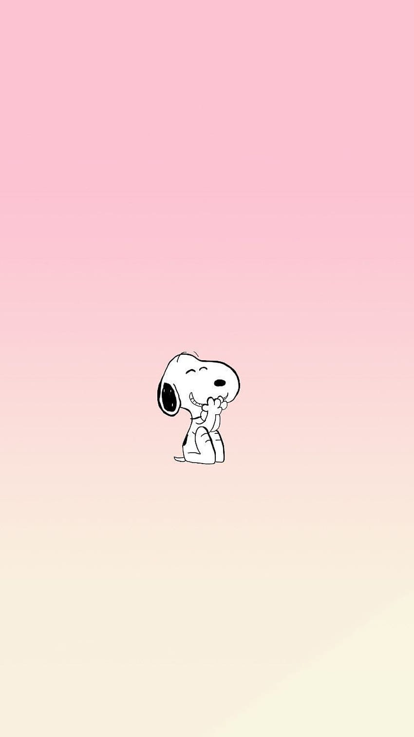 Fond d'écran Téléphone cellulaire de caractères Fond d'écran 4 / Snoopy: blog Naver през 2020 г. Snoopy , Cute simple , iphone cute, Simple Elephant HD тапет за телефон