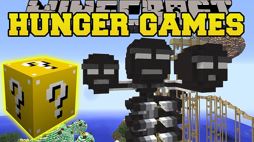 Pat And Jen Minecraft: MADNESS MEDLEY HUNGER GAMES - Lucky Block Mod - M. HD wallpaper