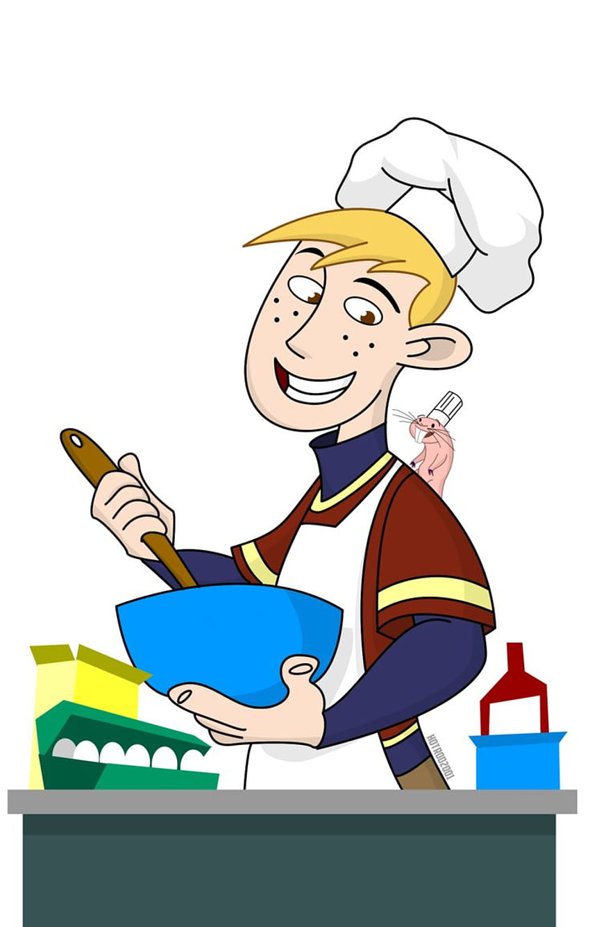 animated :), Cooking Cartoon HD phone wallpaper